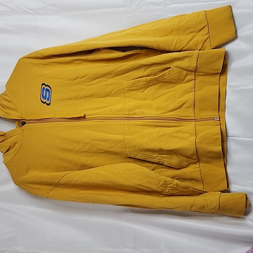 Yellow Sketchers Zip Hoodie